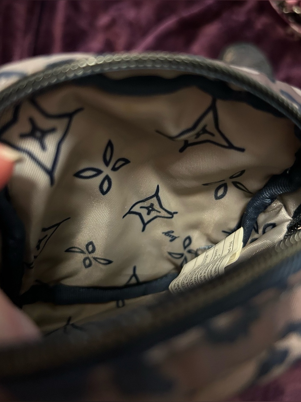 Lug Round-Trip Medium pouch leopard navy - Picture 4 of 4